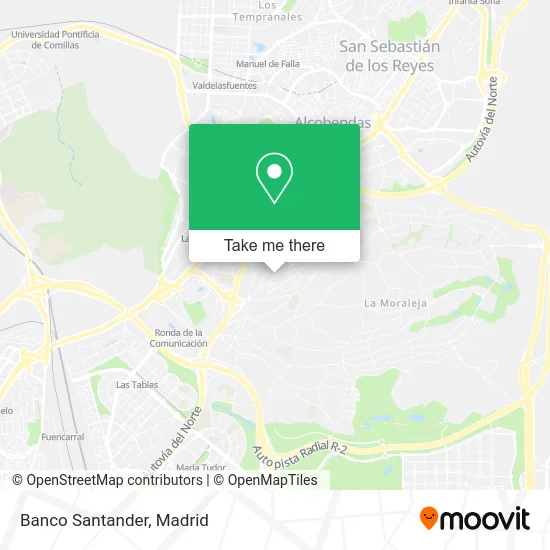 Banco Santander map