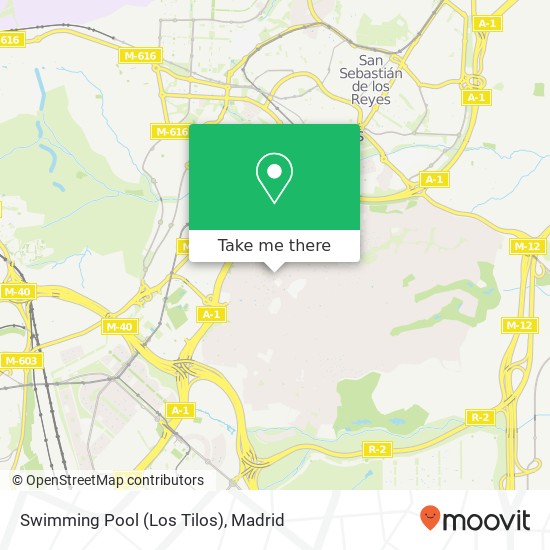 Swimming Pool (Los Tilos) map