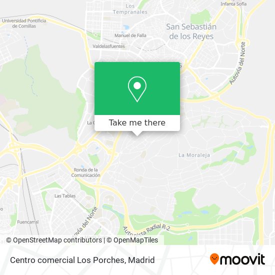 Centro comercial Los Porches map