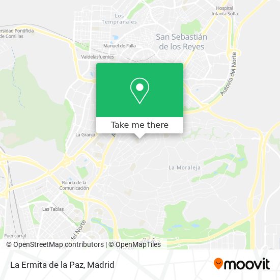 mapa La Ermita de la Paz