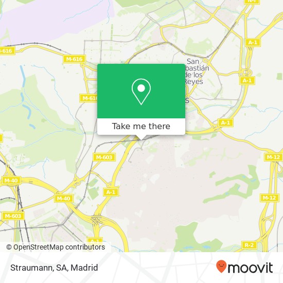 Straumann, SA map