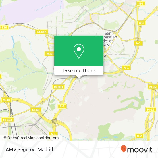 AMV Seguros map