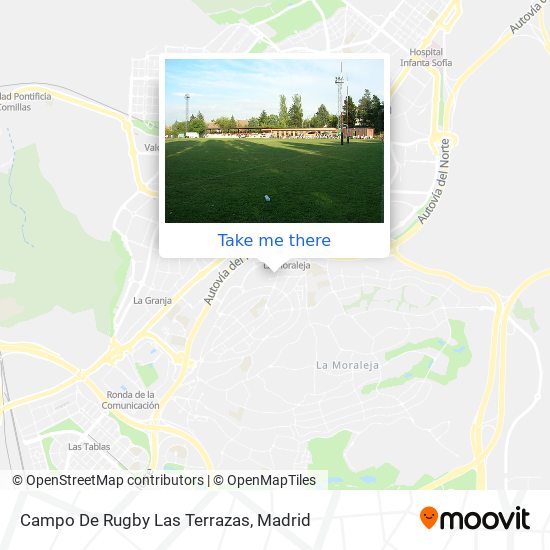 mapa Campo De Rugby Las Terrazas