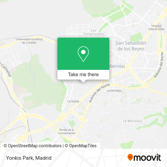 mapa Yonkis Park