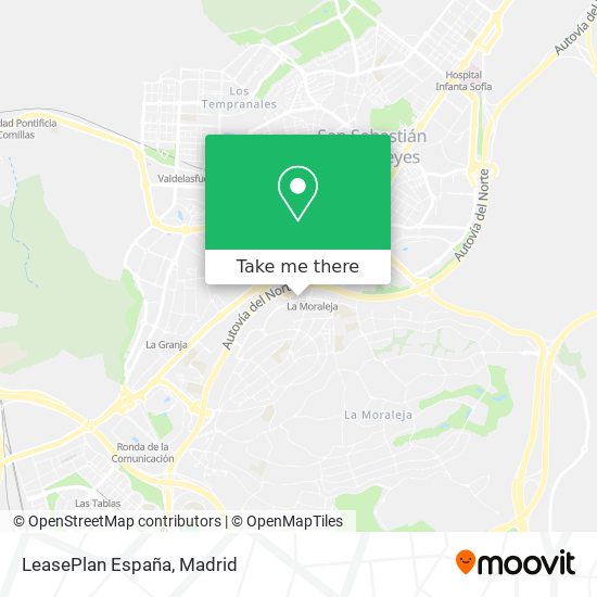 LeasePlan España map