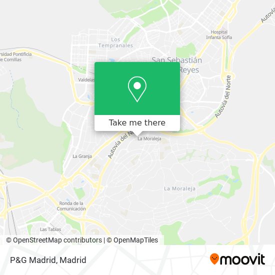 P&G Madrid map