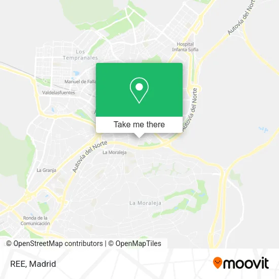mapa REE