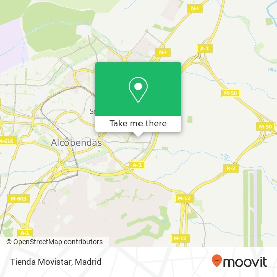 mapa Tienda Movistar