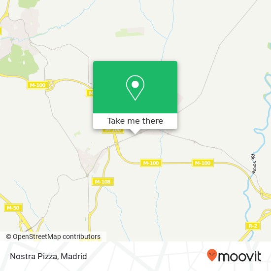 Nostra Pizza map