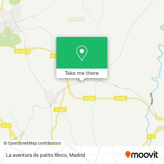 mapa La aventura de patito Rinco