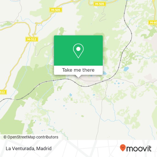 La Venturada map