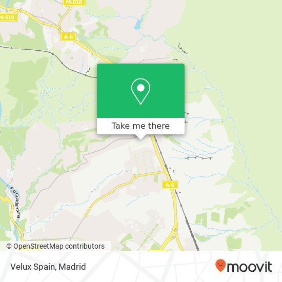 Velux Spain map