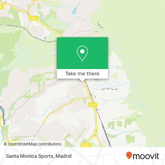 mapa Santa Monica Sports