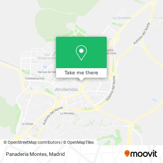 Panaderia Montes map