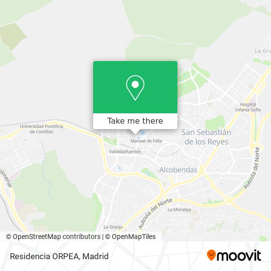 Residencia ORPEA map