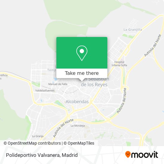 mapa Polideportivo Valvanera