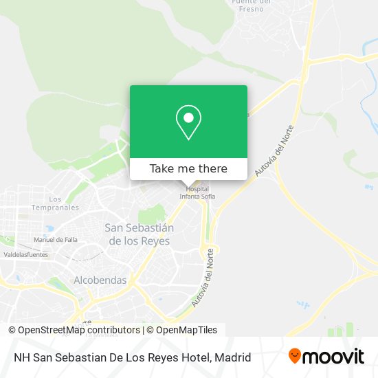 NH San Sebastian De Los Reyes Hotel map