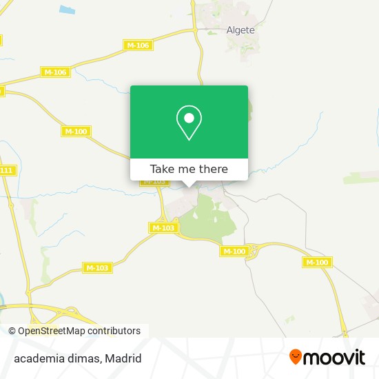 mapa academia dimas