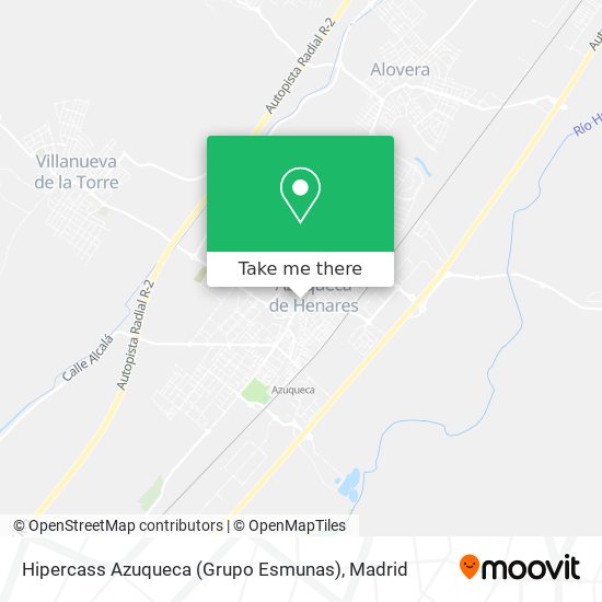 Hipercass Azuqueca (Grupo Esmunas) map
