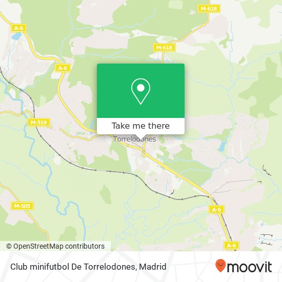Club minifutbol De Torrelodones map