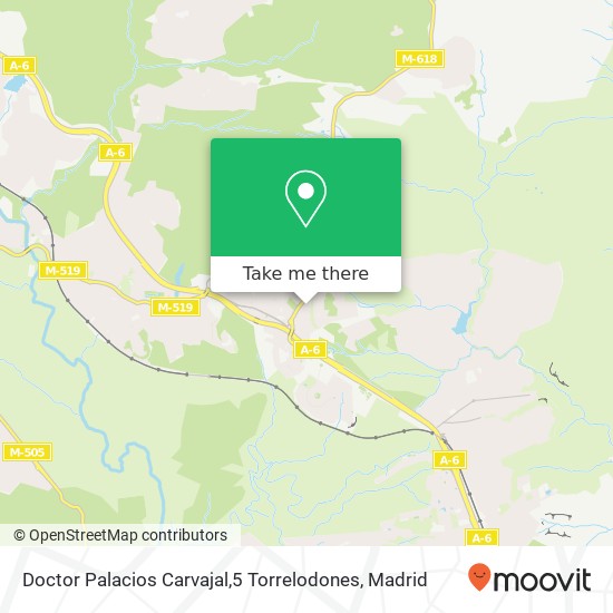 Doctor Palacios Carvajal,5 Torrelodones map