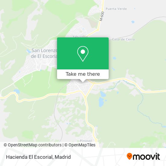 mapa Hacienda El Escorial