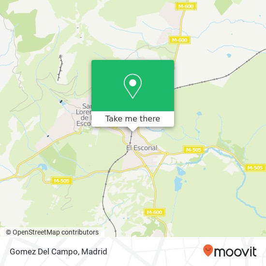 mapa Gomez Del Campo