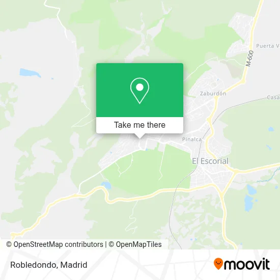 Robledondo map