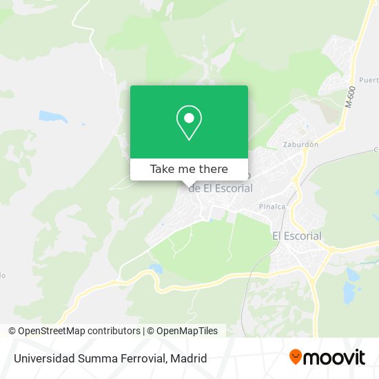 Universidad Summa Ferrovial map