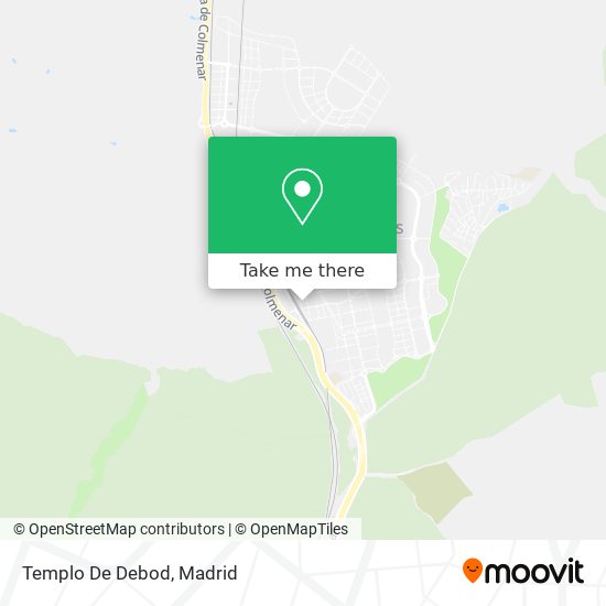 Templo De Debod map