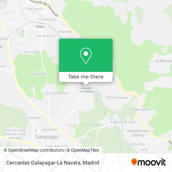 Cercanías Galapagar-La Navata map