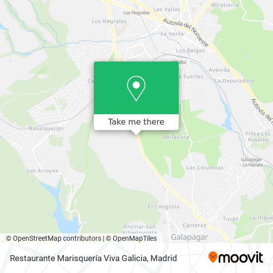 Restaurante Marisquería Viva Galicia map