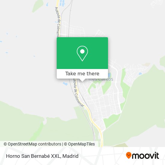 mapa Horno San Bernabé XXL