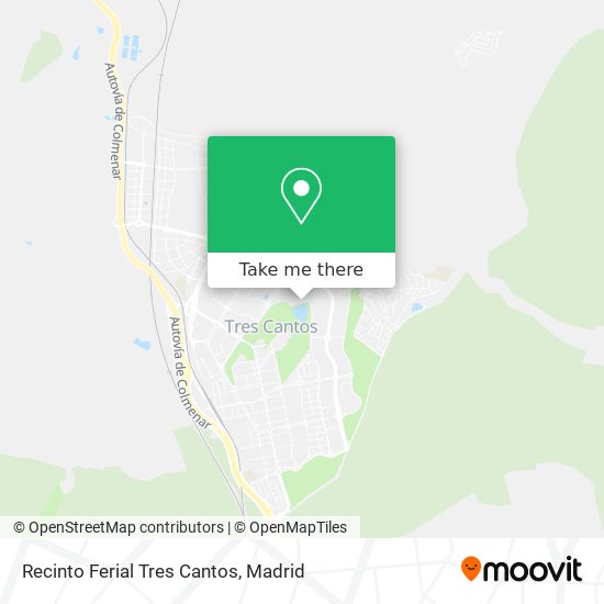 Recinto Ferial Tres Cantos map