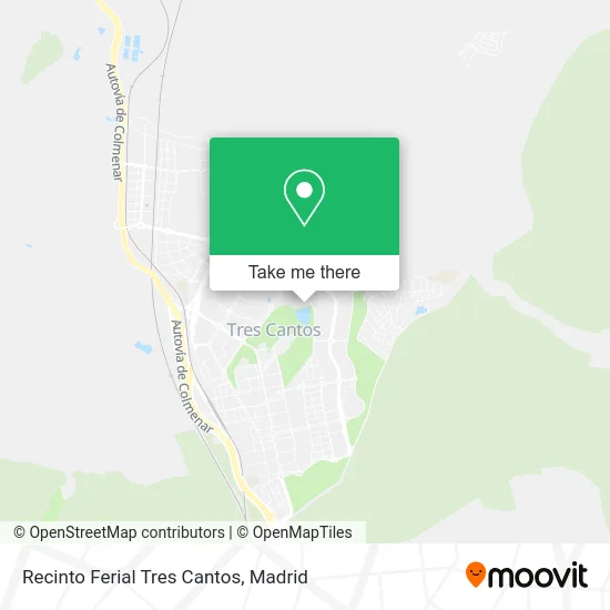 Recinto Ferial Tres Cantos map
