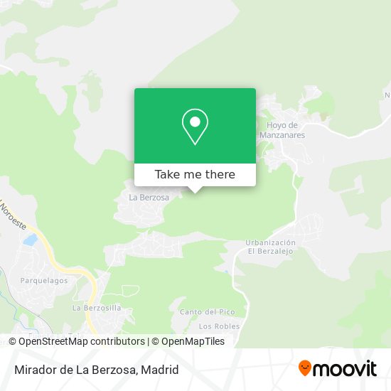 Mirador de La Berzosa map