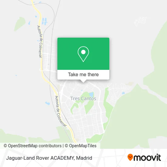 Jaguar-Land Rover ACADEMY map