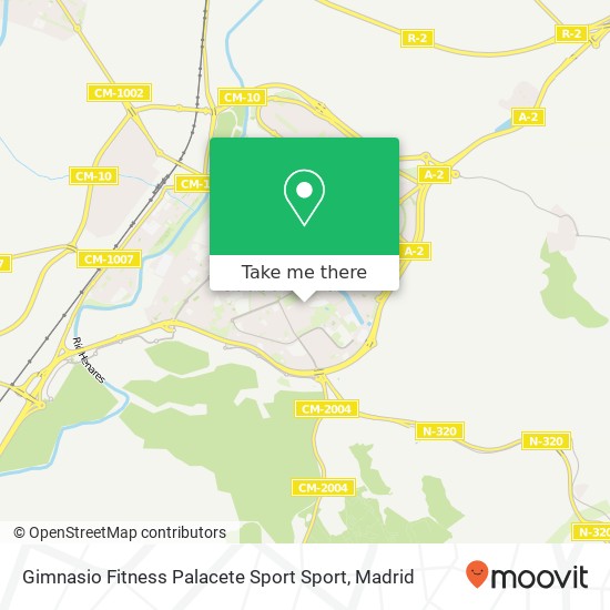 Gimnasio Fitness Palacete Sport Sport map