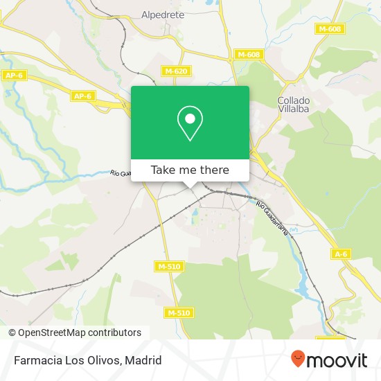 Farmacia Los Olivos map