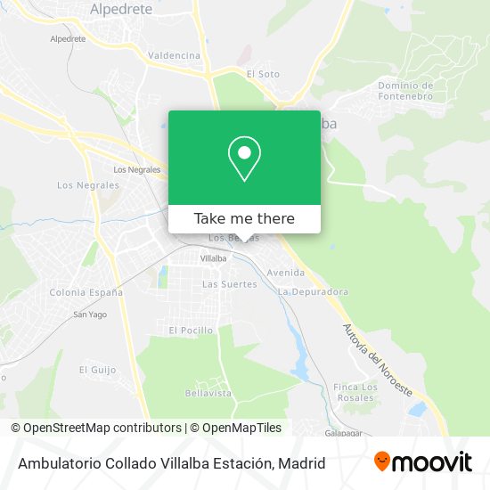 Ambulatorio Collado Villalba Estación map