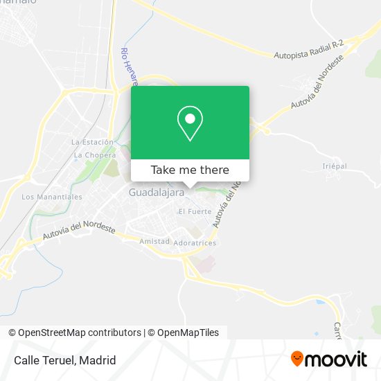 mapa Calle Teruel