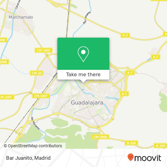 mapa Bar Juanito