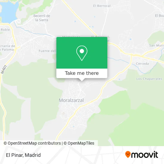 El Pinar map