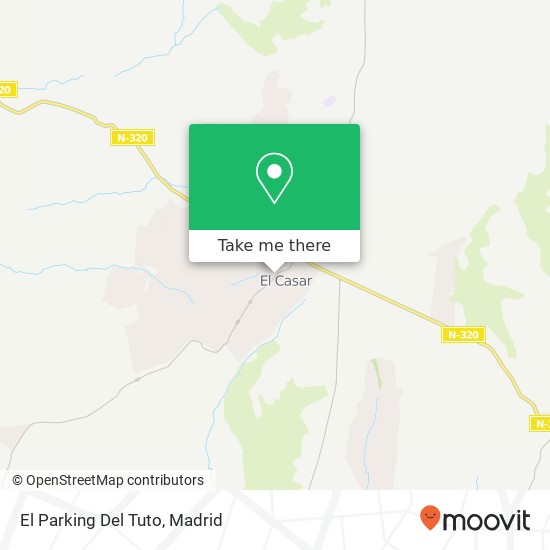 El Parking Del Tuto map