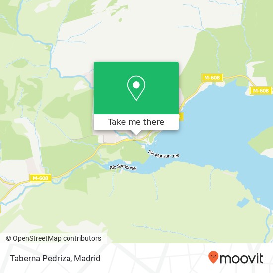 mapa Taberna Pedriza