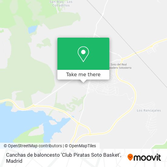 mapa Canchas de baloncesto 'Club Piratas Soto Basket'