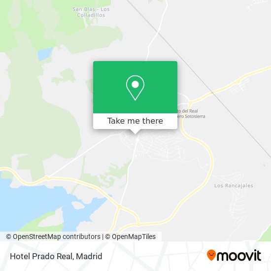 Hotel Prado Real map