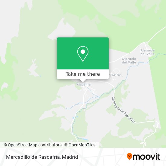 Mercadillo de Rascafria map