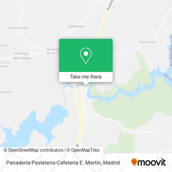 Panadería-Pastelería-Cafetería E. Martín map