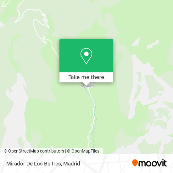 Mirador De Los Buitres map